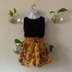 Zaful Red Poppy Shorts